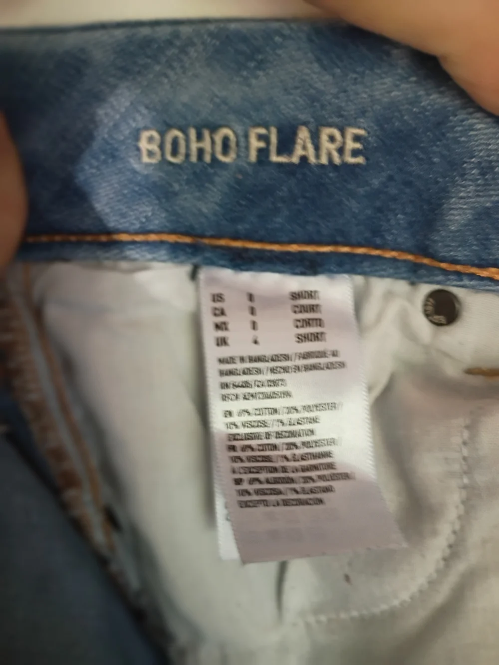 American Eagle Outfitters Light Blue BOHO FLARE Jeans - Picture 5 of 5